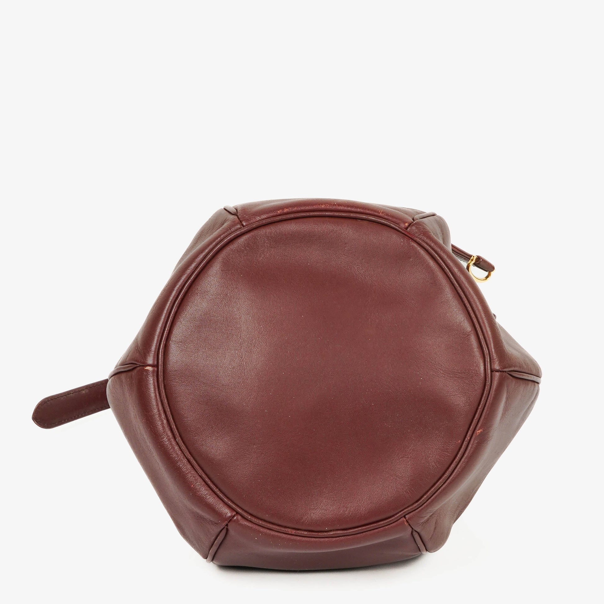 Cartier Must de Cartier Tasche aus burgunderrotem Leder