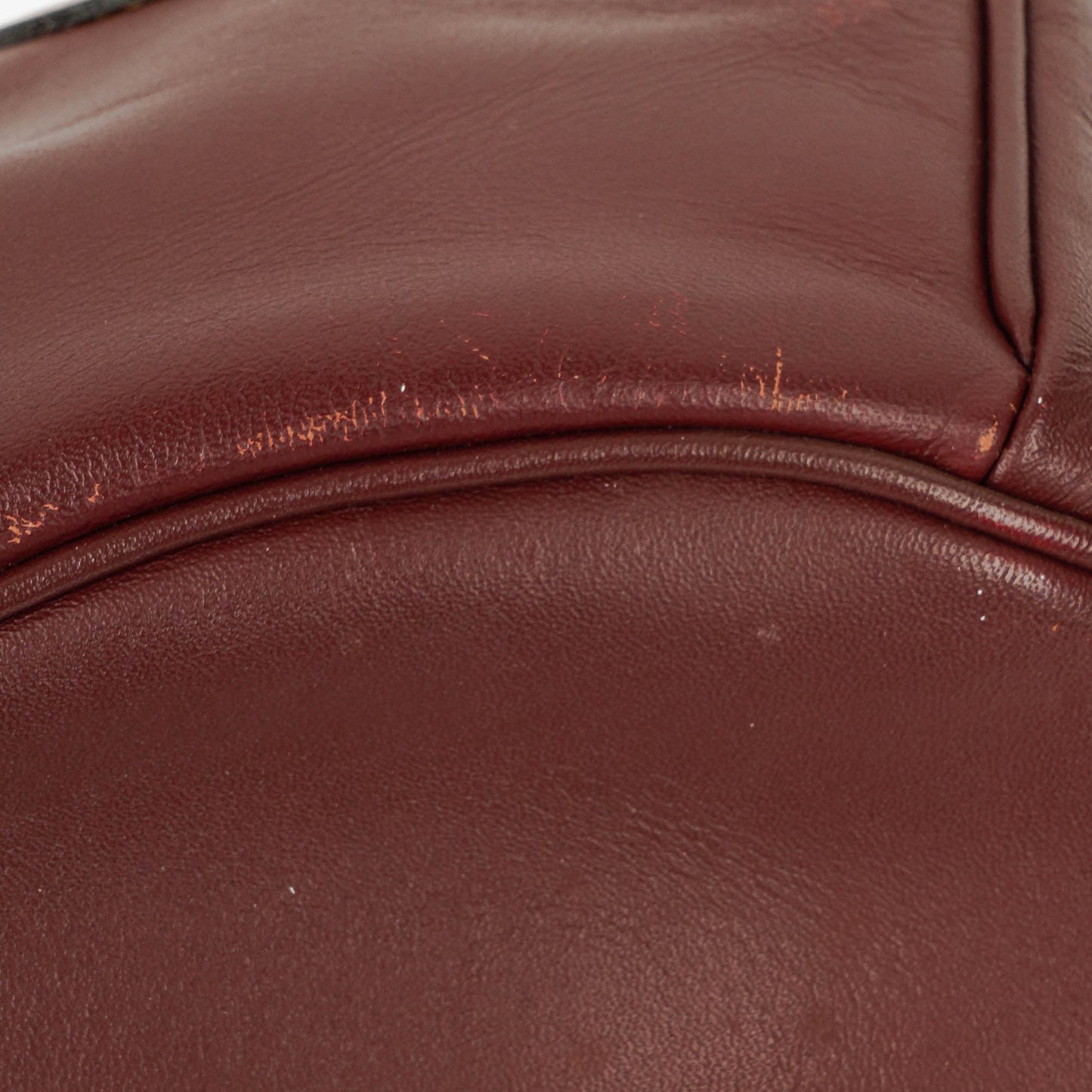 Cartier Must de Cartier Tasche aus burgunderrotem Leder