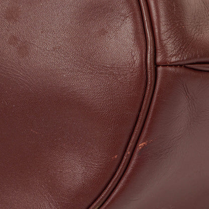 Cartier Must de Cartier Tasche aus burgunderrotem Leder