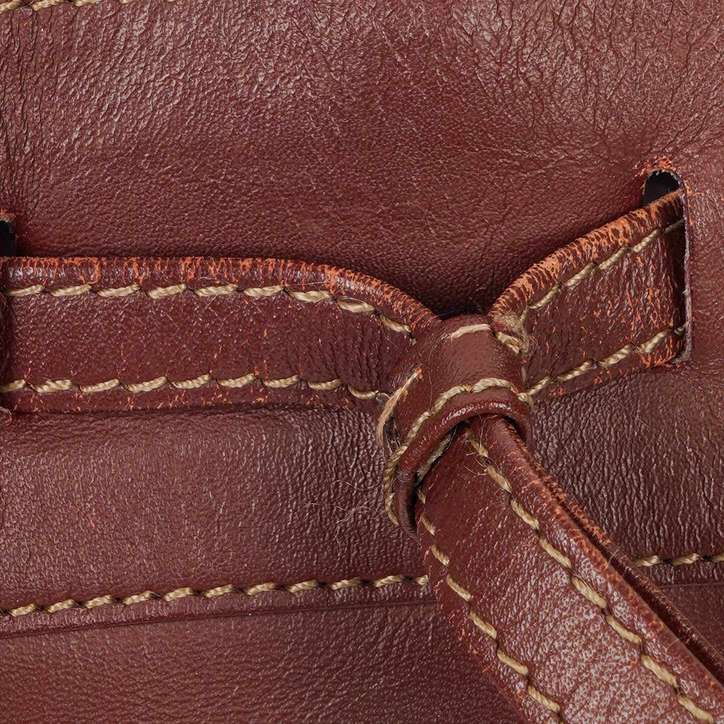Cartier Must de Cartier Tasche aus burgunderrotem Leder