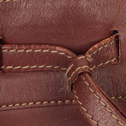Cartier Must de Cartier Tasche aus burgunderrotem Leder