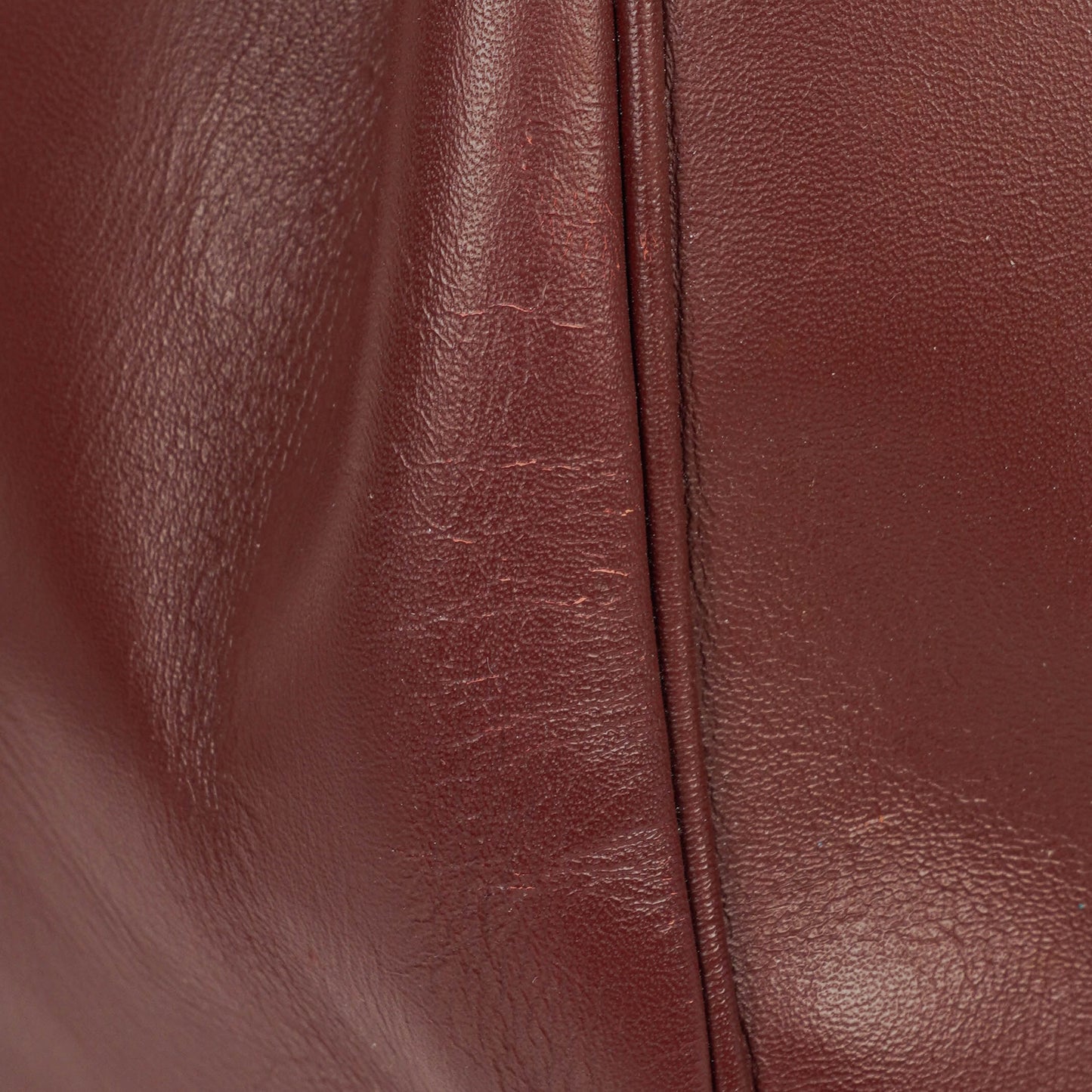Cartier Must de Cartier Tasche aus burgunderrotem Leder