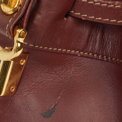 Cartier Must de Cartier Tasche aus burgunderrotem Leder