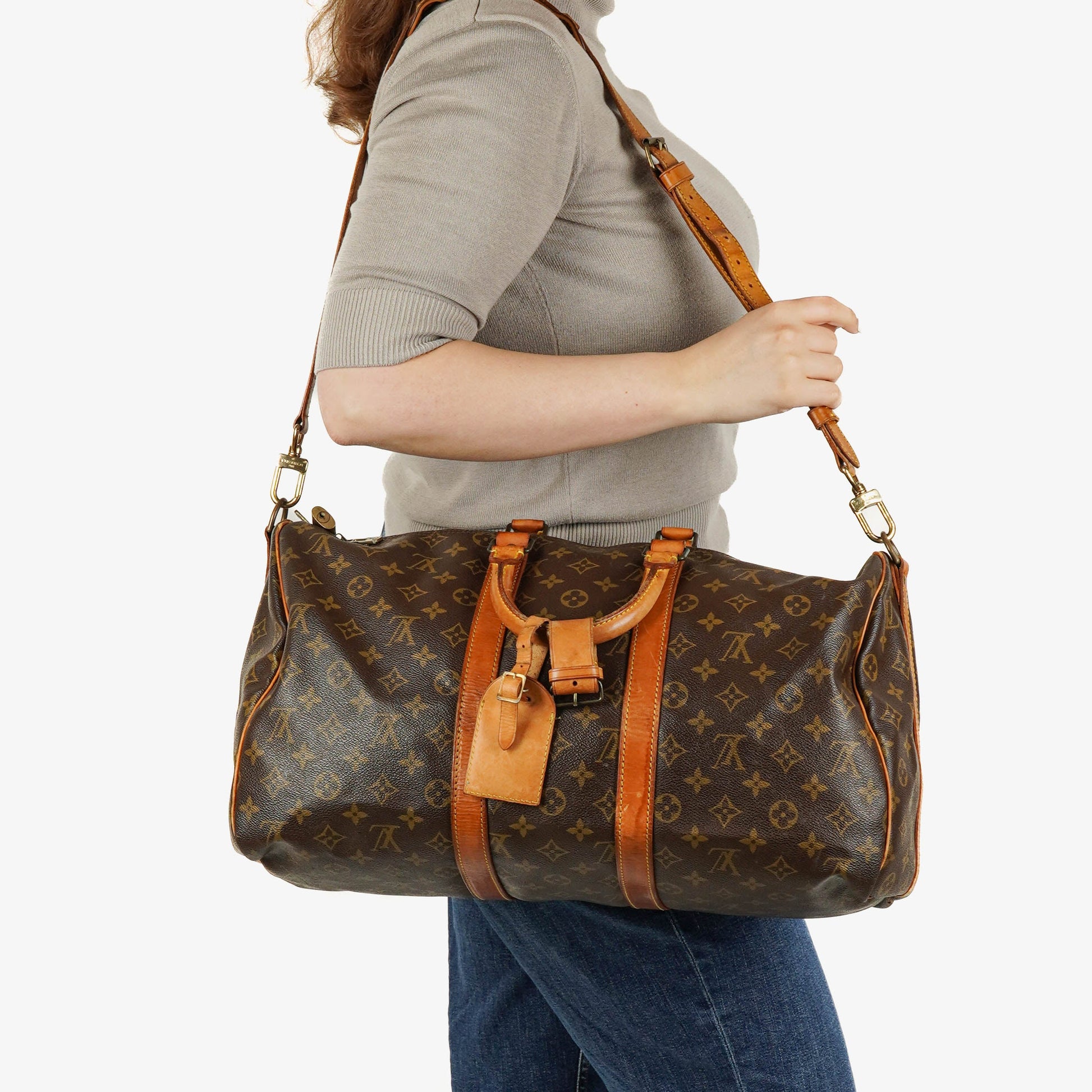 Louis Vuitton Keepall 45 Reisetasche aus Monogram Canvas