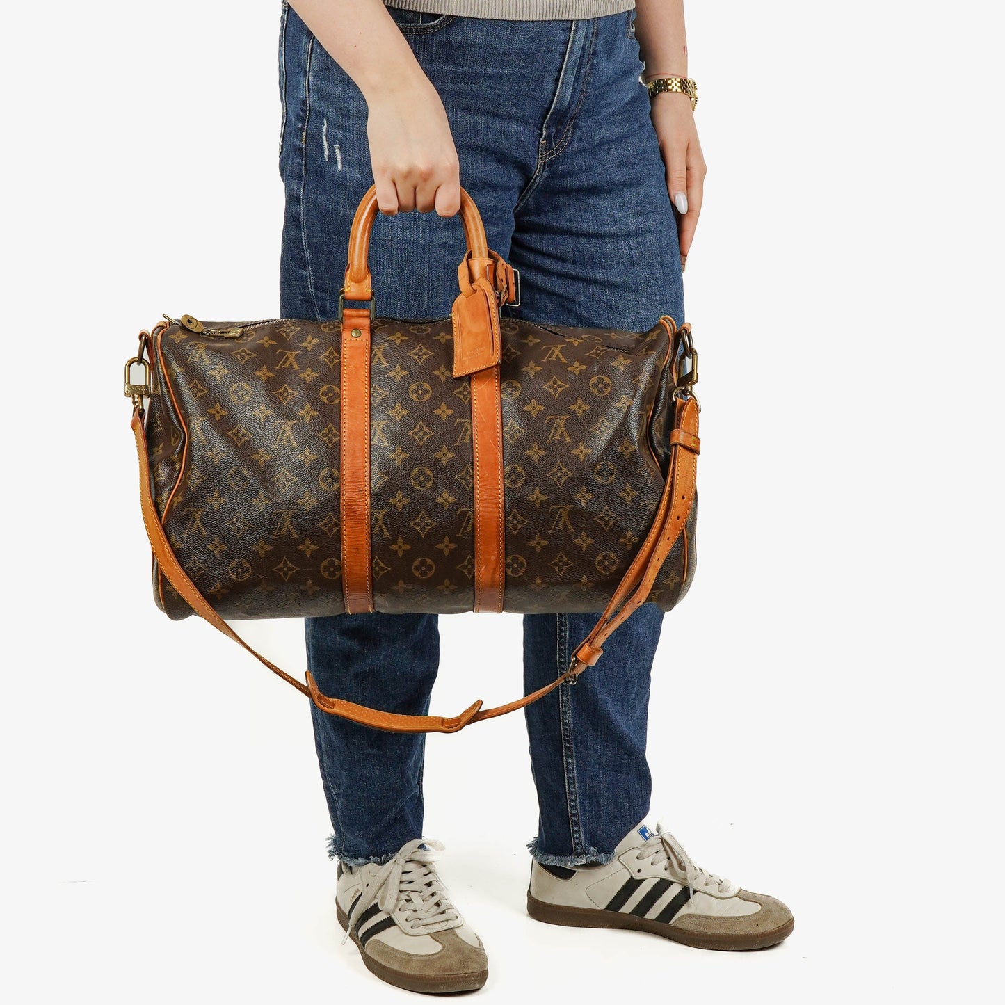 Louis Vuitton Keepall 45 Reisetasche aus Monogram Canvas