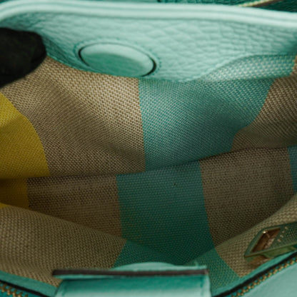 Gucci Bamboo Shopper Tote Bag aus geflochtenem Stroh und Leder