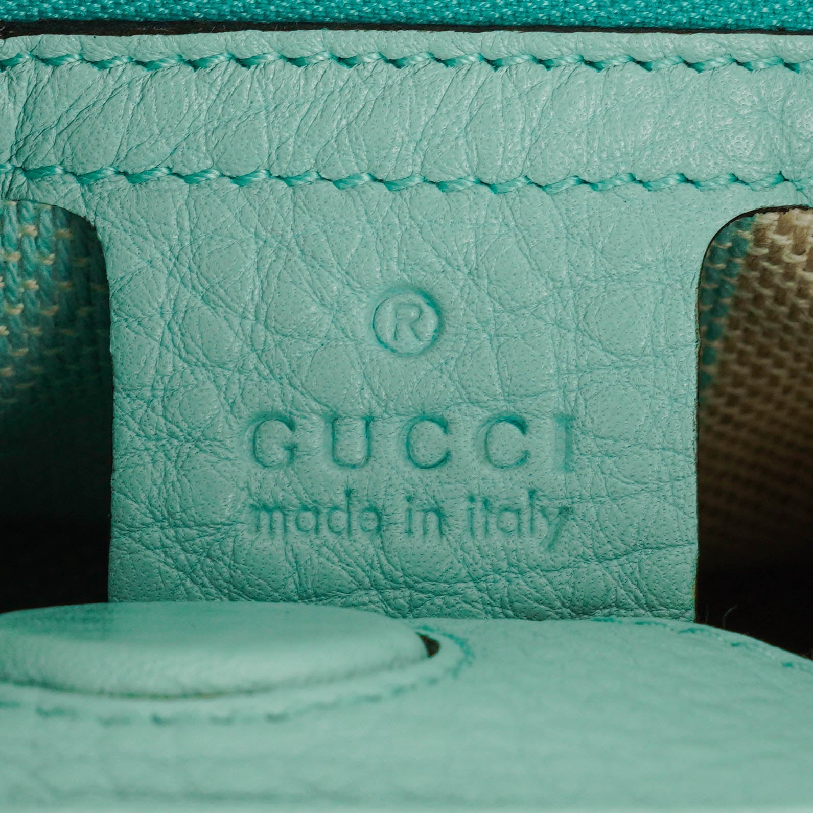 Gucci Bamboo Shopper Tote Bag aus geflochtenem Stroh und Leder