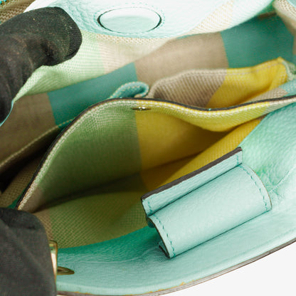 Gucci Bamboo Shopper Tote Bag aus geflochtenem Stroh und Leder
