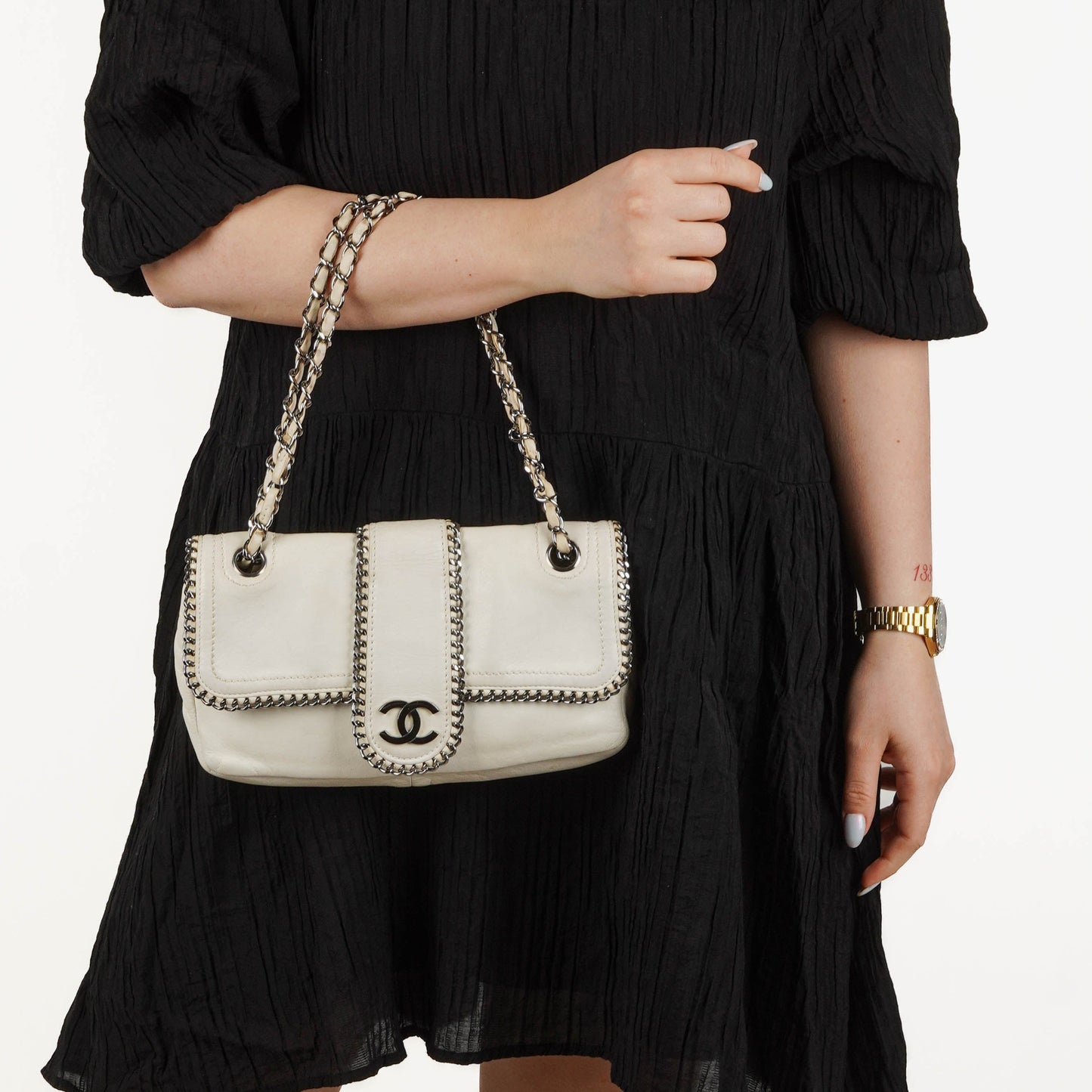 Chanel Madison Flap Tasche aus Lammleder