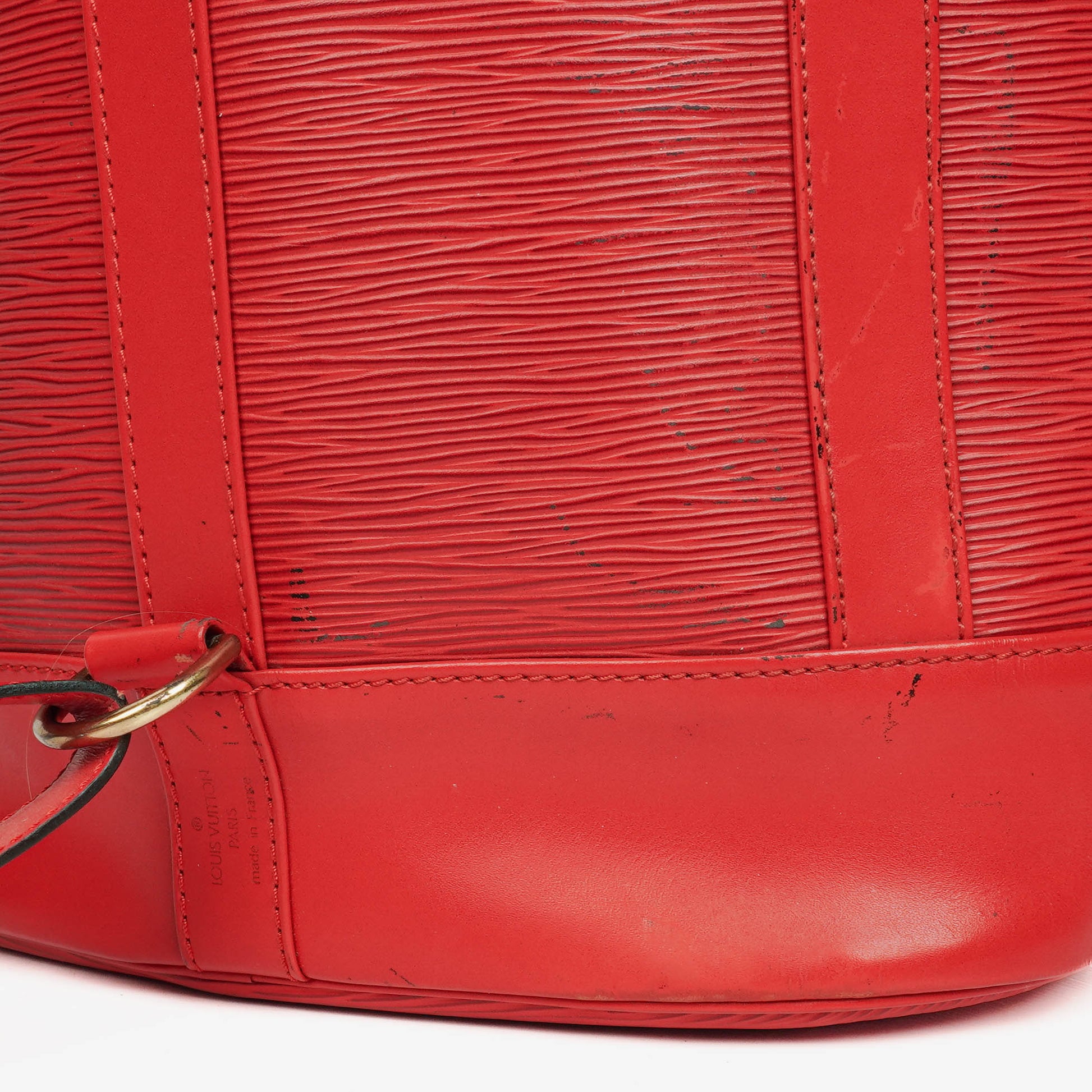 Louis Vuitton Randonnee PM Rucksack aus rotem Epi Leder