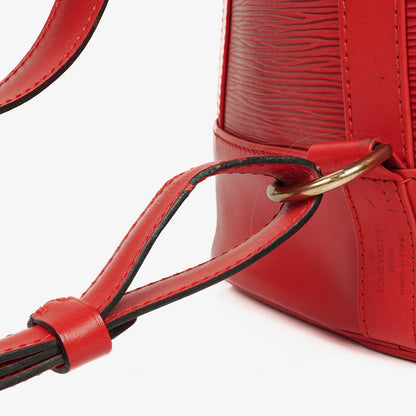 Louis Vuitton Randonnee PM Rucksack aus rotem Epi Leder