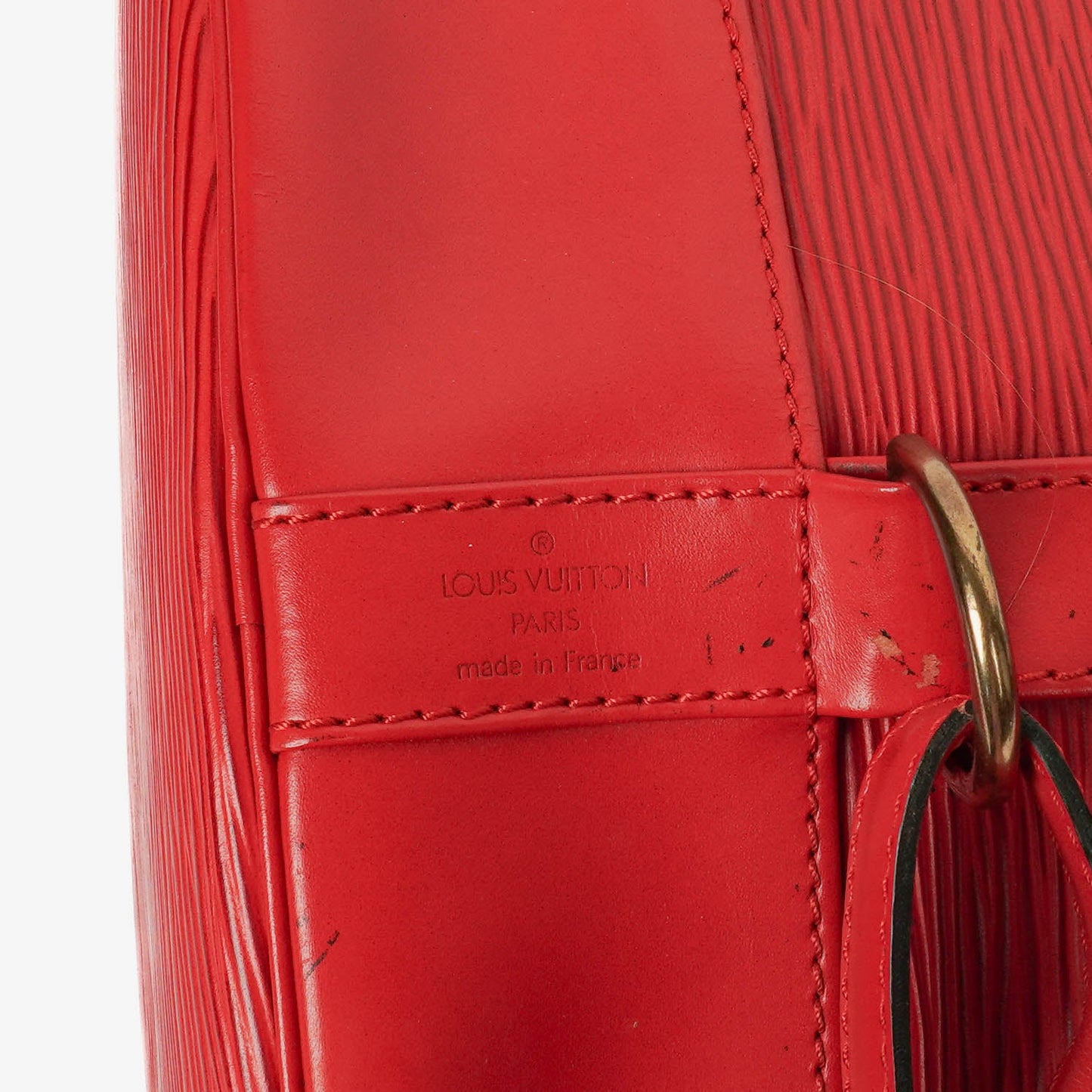 Louis Vuitton Randonnee PM Rucksack aus rotem Epi Leder