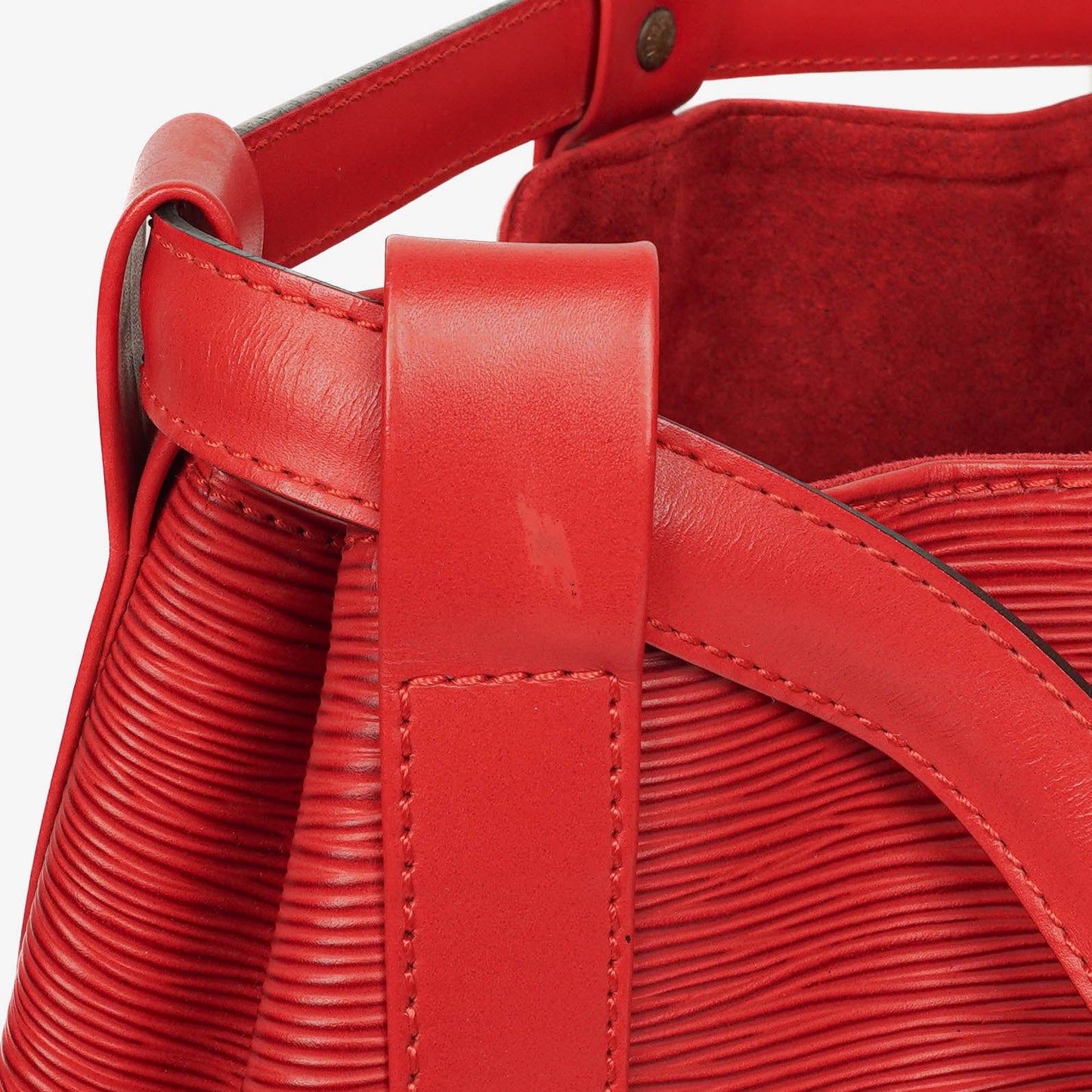 Louis Vuitton Randonnee PM Rucksack aus rotem Epi Leder