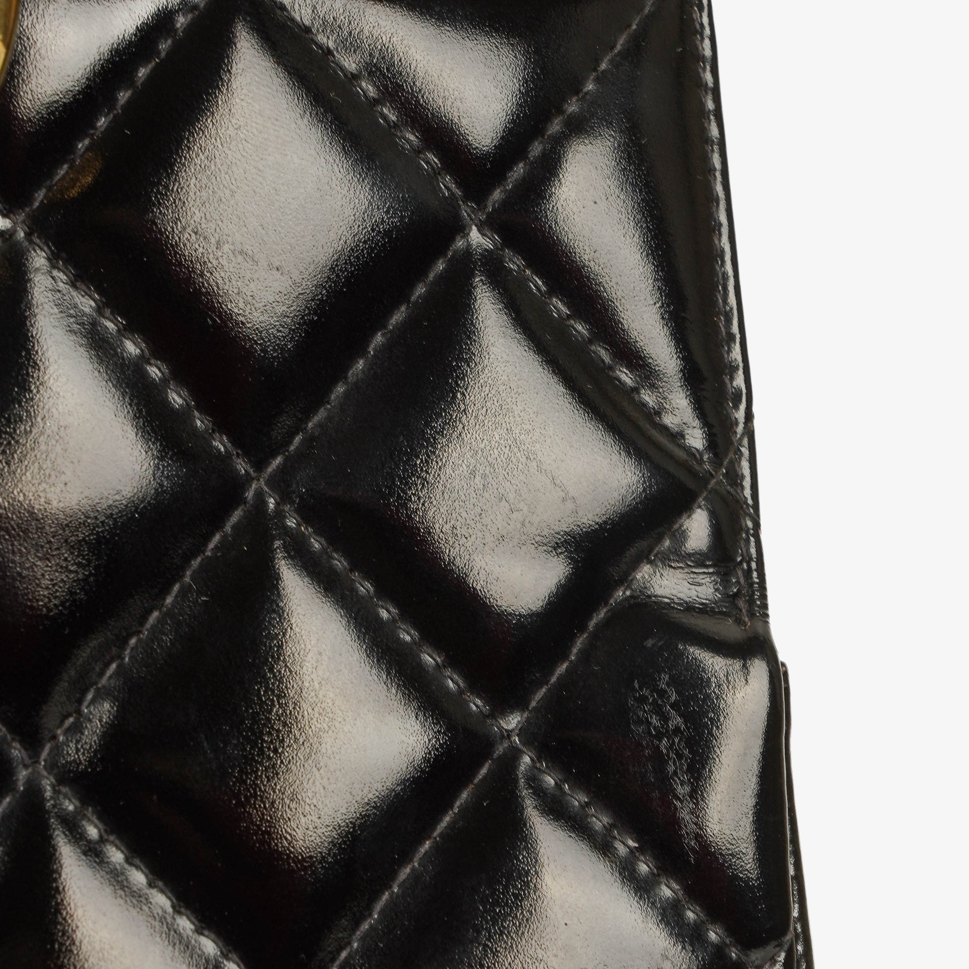 Chanel Grand Shopping Tote aus gestepptem Lammleder mit goldfarbener Hardware