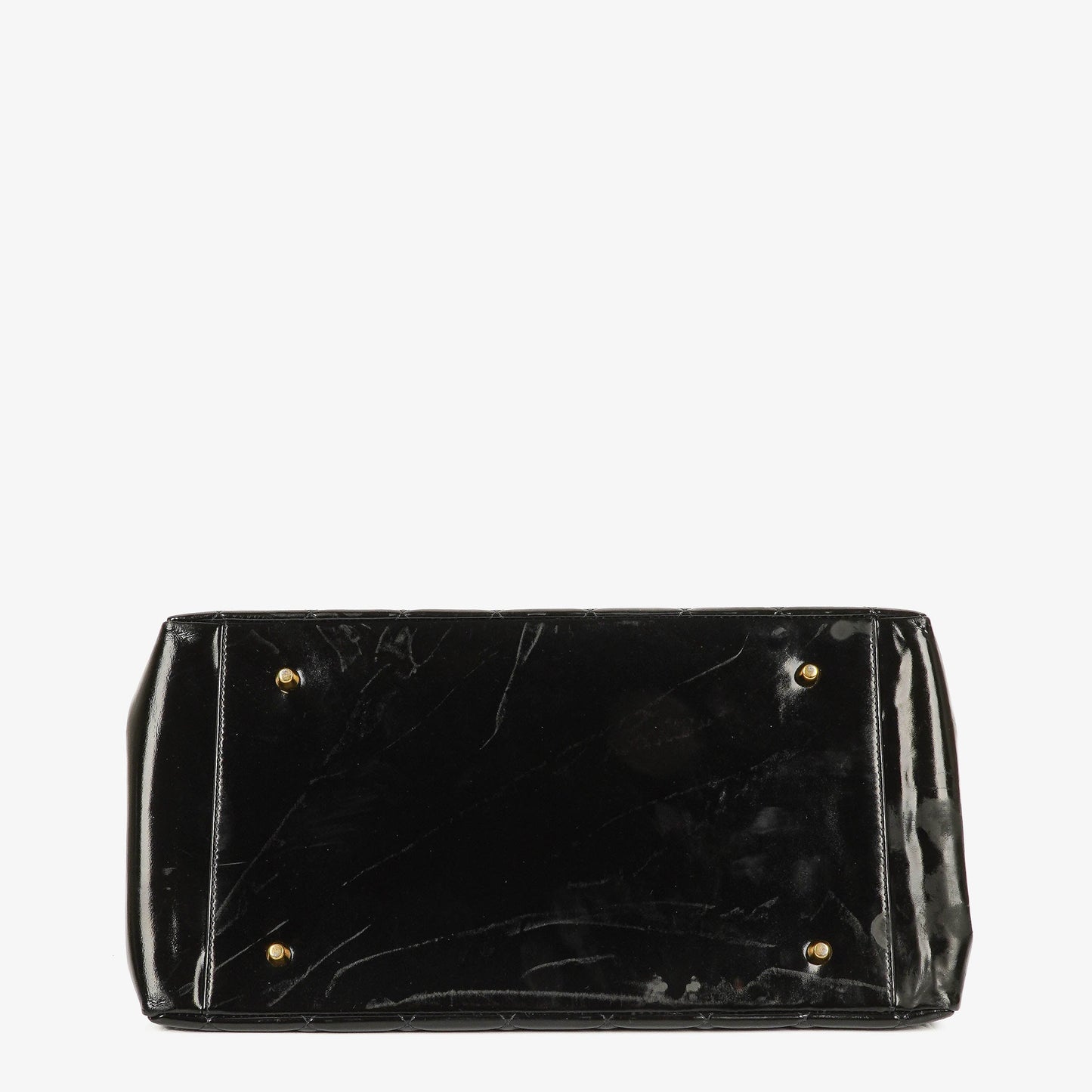 Chanel Grand Shopping Tote aus gestepptem Lammleder mit goldfarbener Hardware