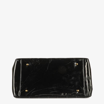Chanel Grand Shopping Tote aus gestepptem Lammleder mit goldfarbener Hardware