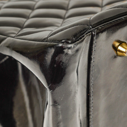 Chanel Grand Shopping Tote aus gestepptem Lammleder mit goldfarbener Hardware