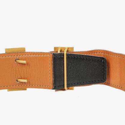 Hermès H Gürtel aus Leder, 31 mm