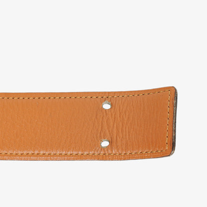 Hermès H Gürtel aus Leder, 31 mm
