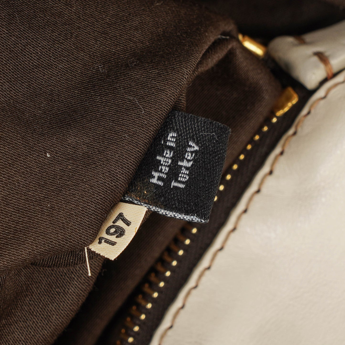 Miu Miu Vitello Lux Bow Talco Satchel Tasche