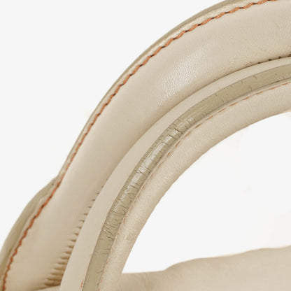 Miu Miu Vitello Lux Bow Talco Satchel Tasche
