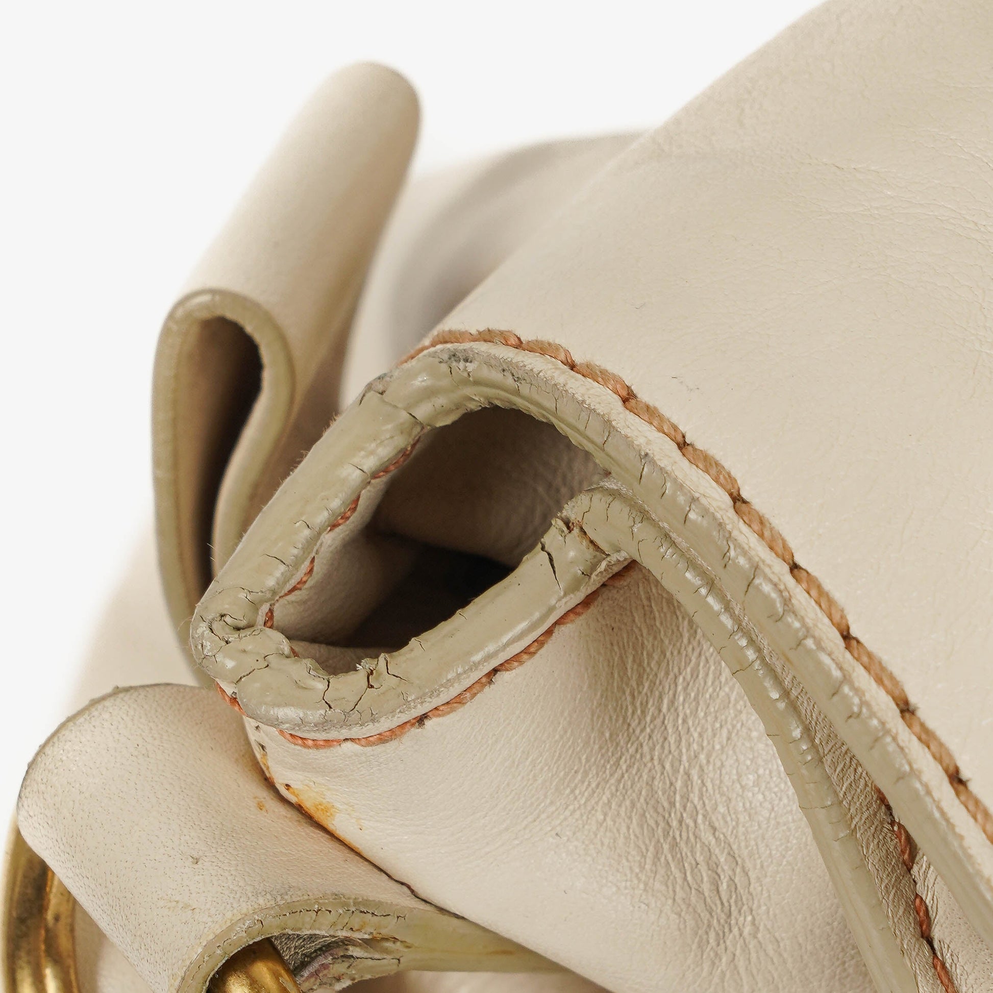 Miu Miu Vitello Lux Bow Talco Satchel Tasche