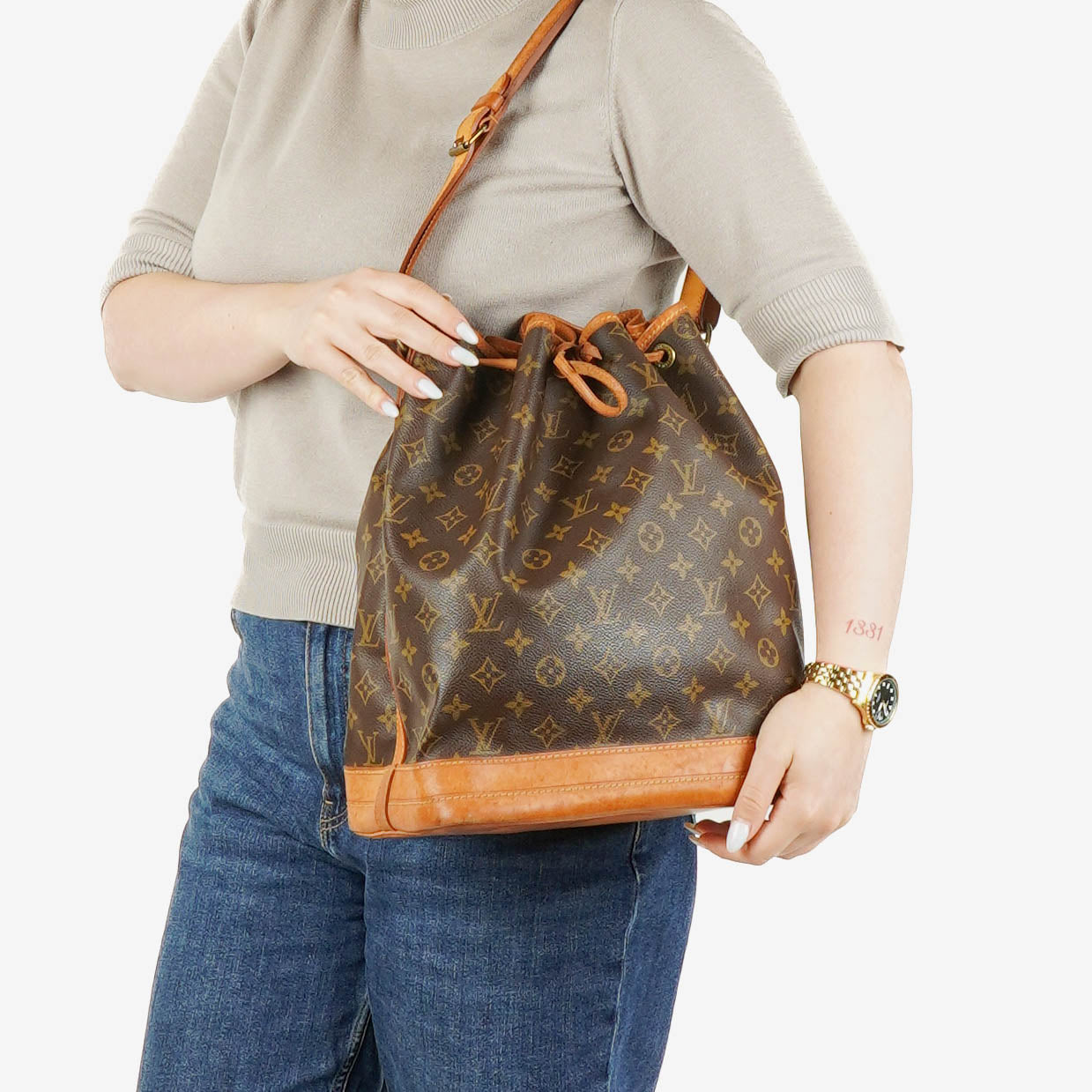 Louis Vuitton Noe GM Schultertasche aus Monogram Canvas