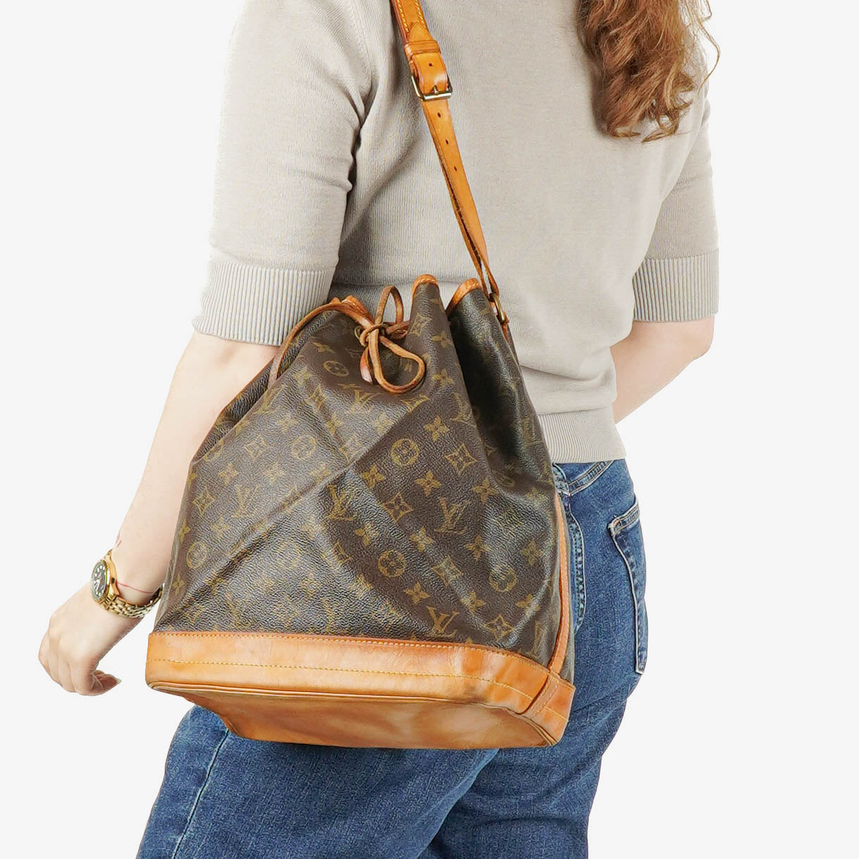 Louis Vuitton Noe GM Schultertasche aus Monogram Canvas