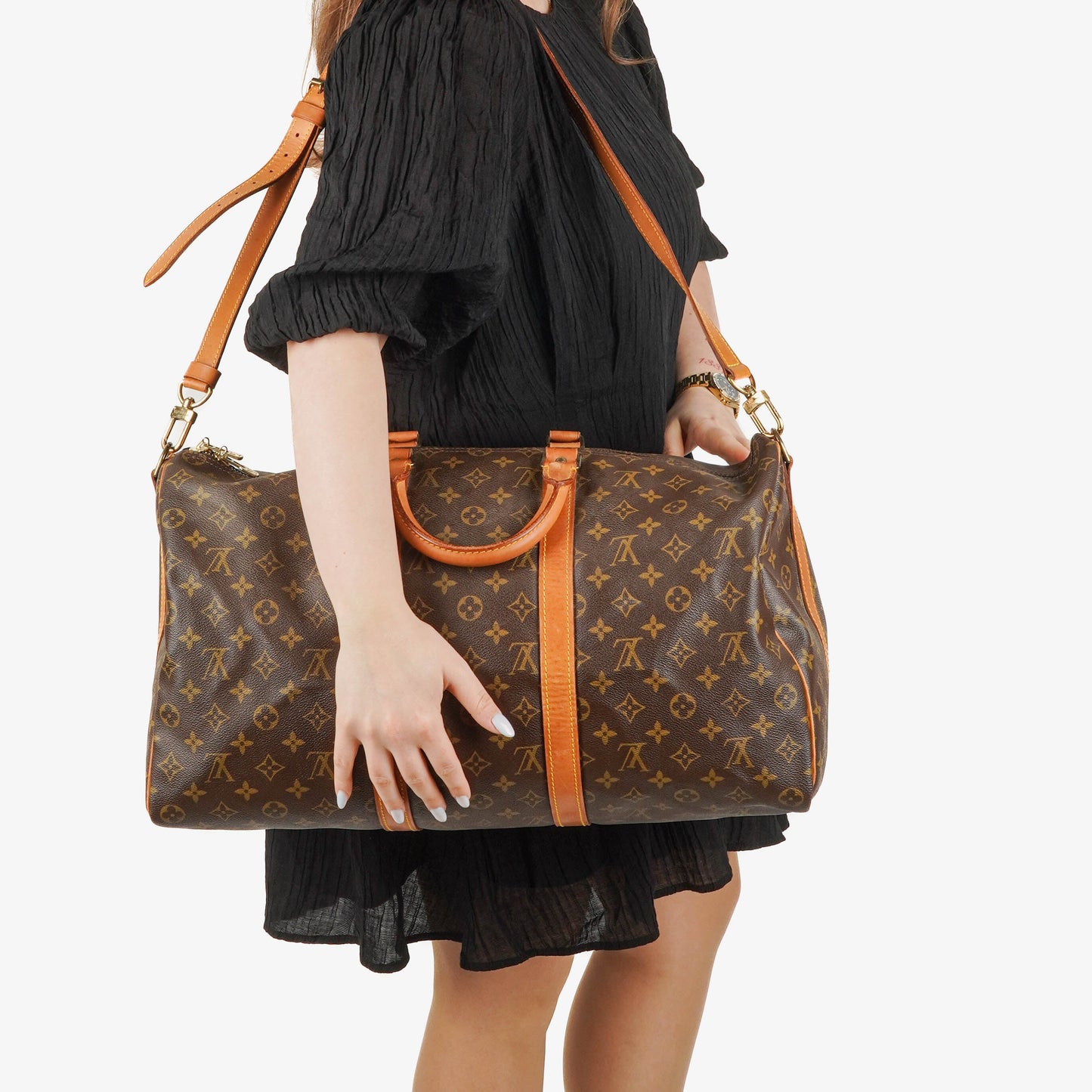 Louis Vuitton Keepall 50 Reisetasche aus Monogram Canvas