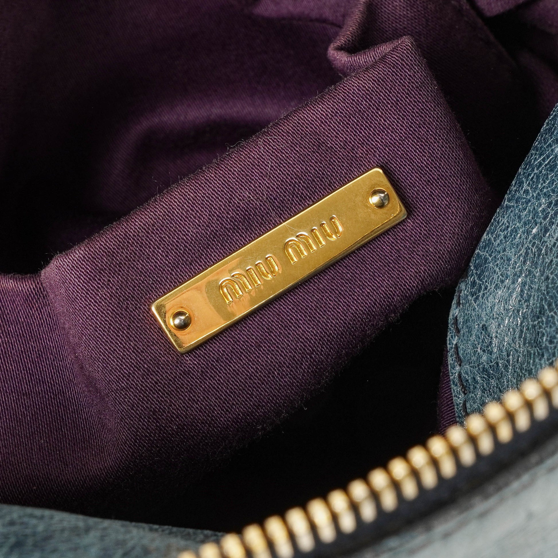 Miu Miu Vitello Satchel Tasche