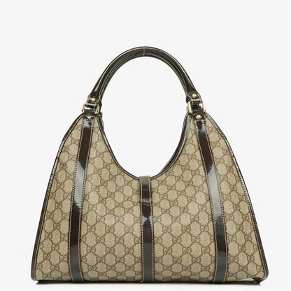 Gucci Supreme GG Canvas Bardot Joy Schultertasche