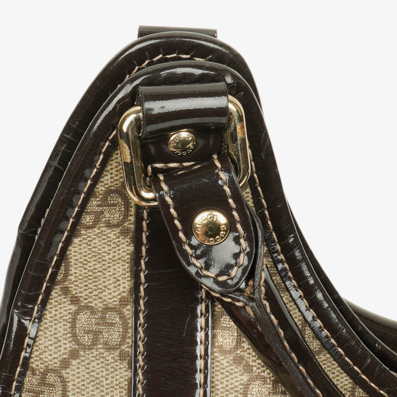 Gucci Supreme GG Canvas Bardot Joy Schultertasche