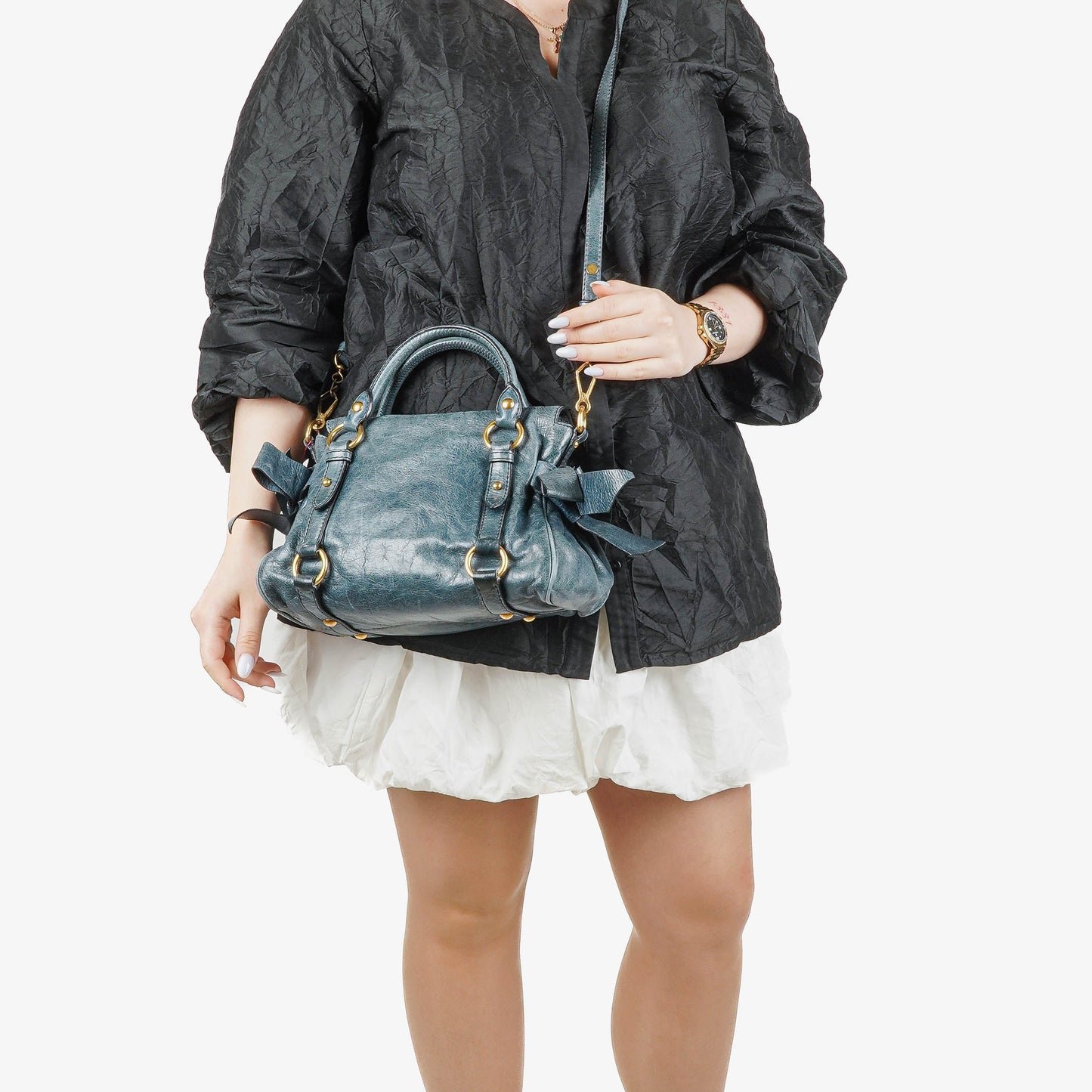 Miu Miu Vitello Satchel Tasche