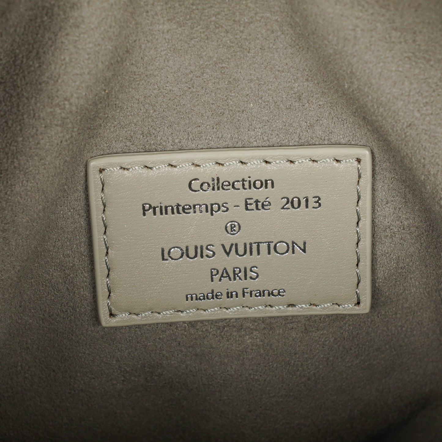 Louis Vuitton Speedy Cube PM Illusion Limited Edition Handtasche aus grauem Wildleder