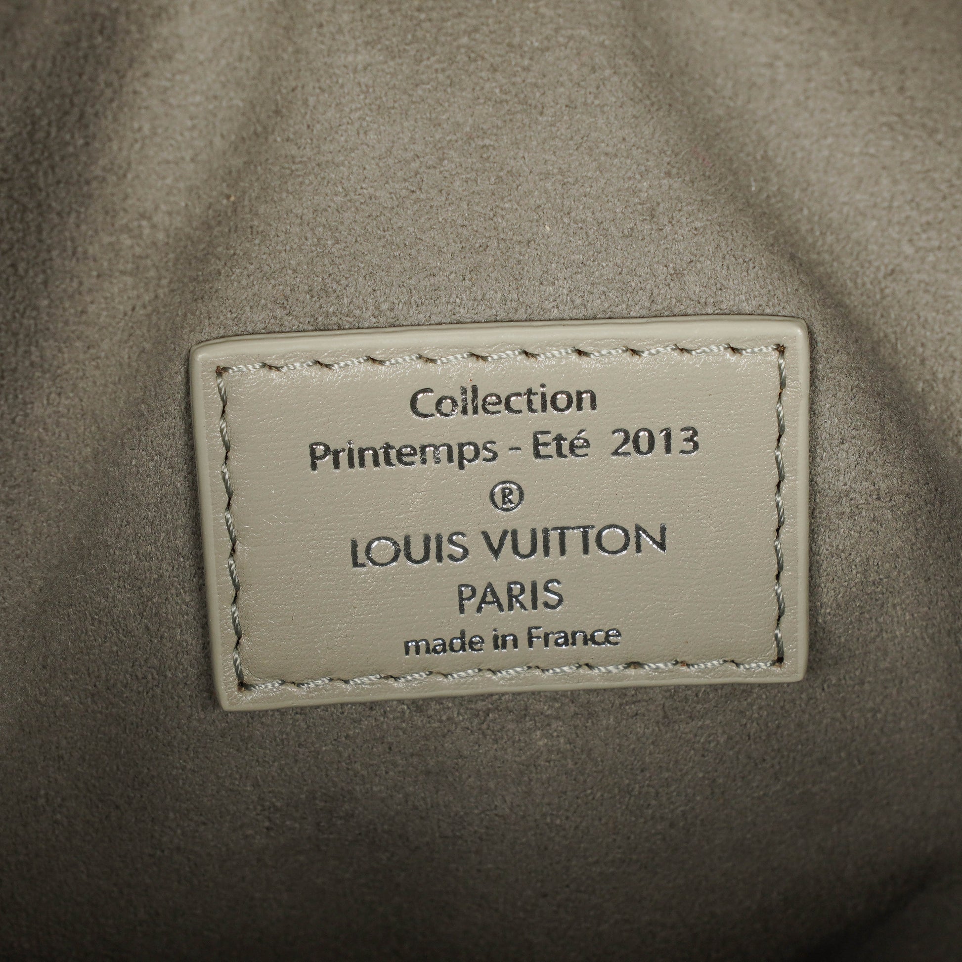 Louis Vuitton Speedy Cube PM Illusion Limited Edition Handtasche aus grauem Wildleder
