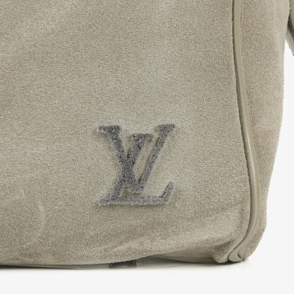 Louis Vuitton Speedy Cube PM Illusion Limited Edition Handtasche aus grauem Wildleder