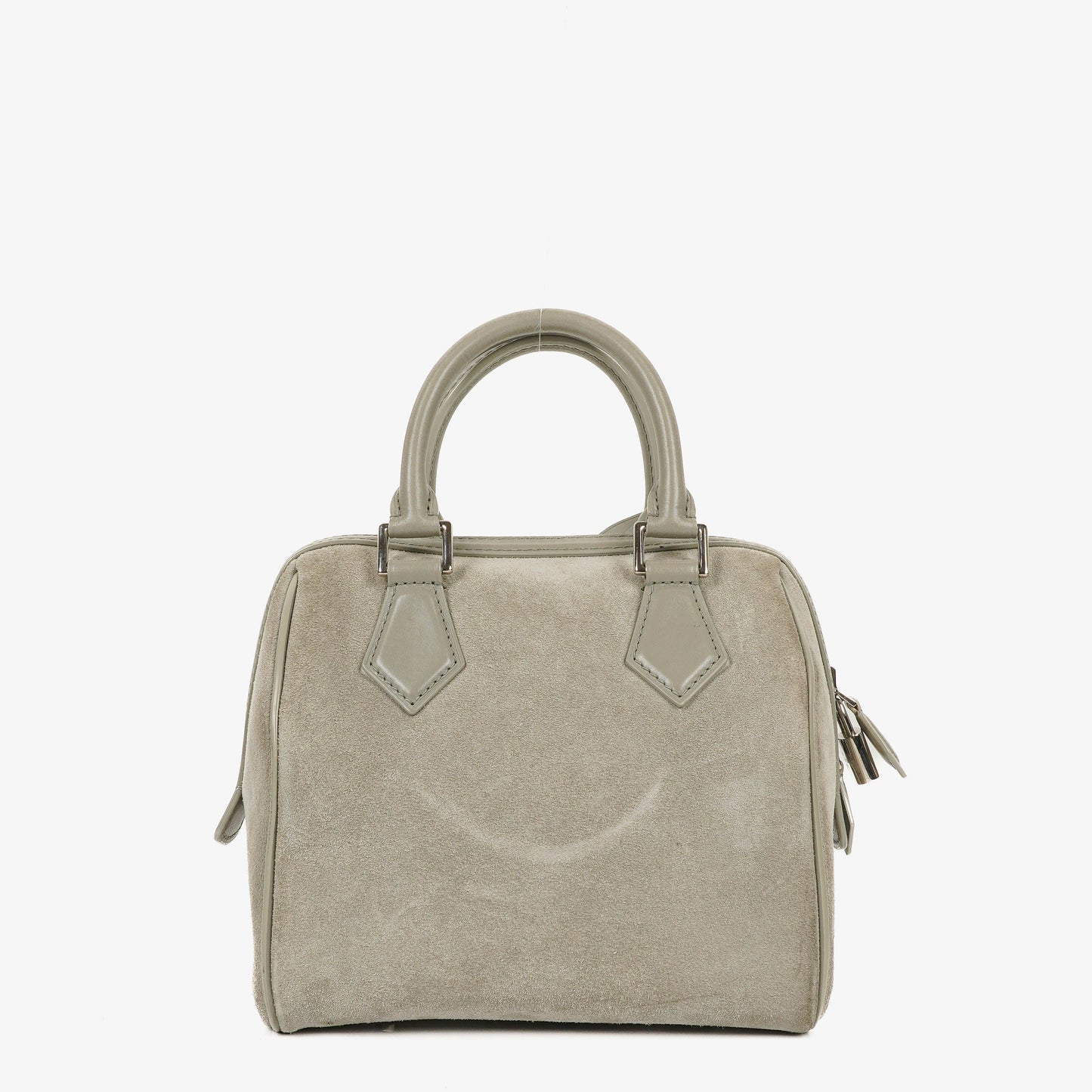 Louis Vuitton Speedy Cube PM Illusion Limited Edition Handtasche aus grauem Wildleder