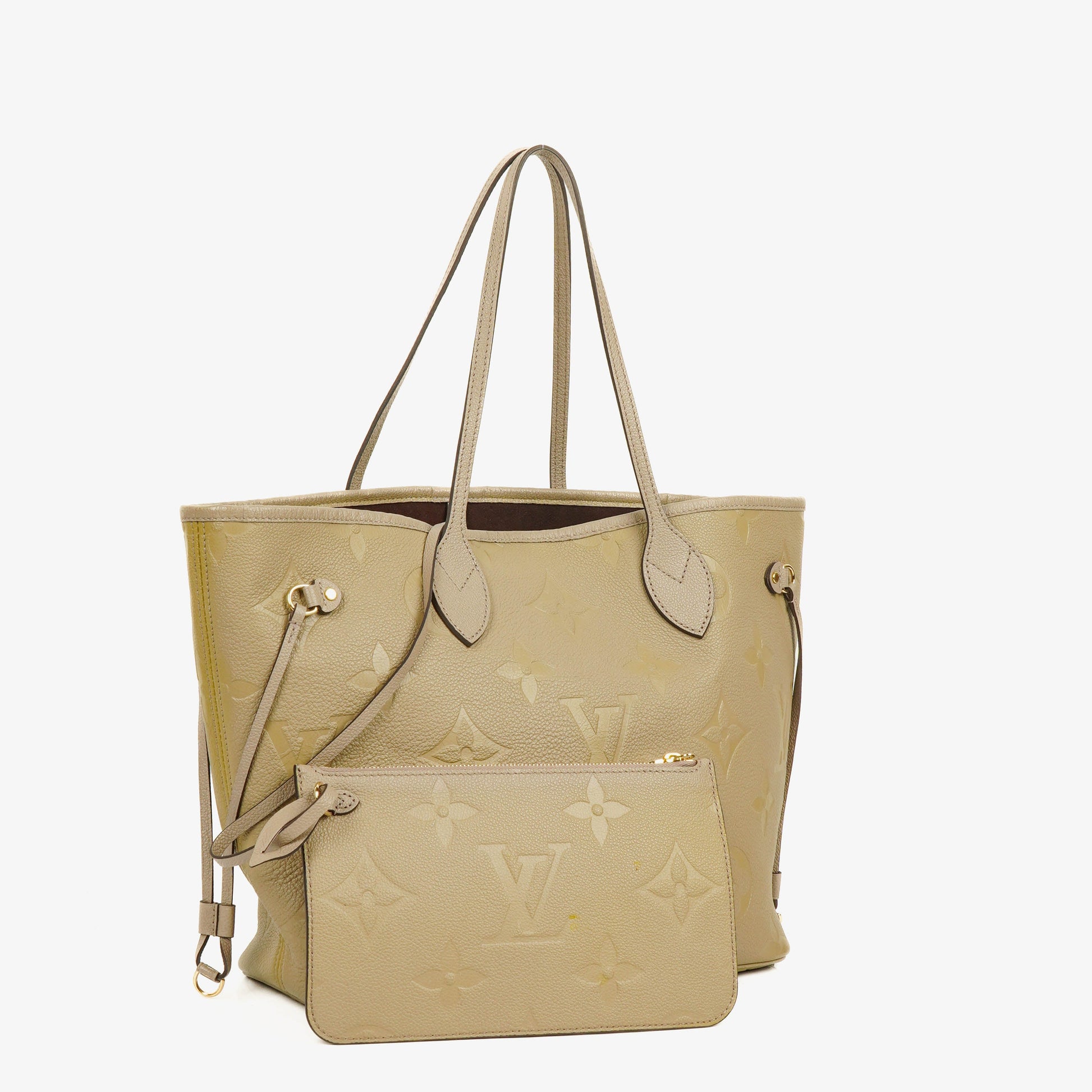 Louis Vuitton Neverfull MM Empreinte Leder Tote Bag