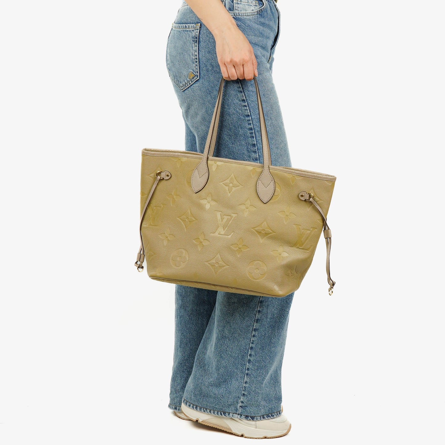 Louis Vuitton Neverfull MM Empreinte Leder Tote Bag