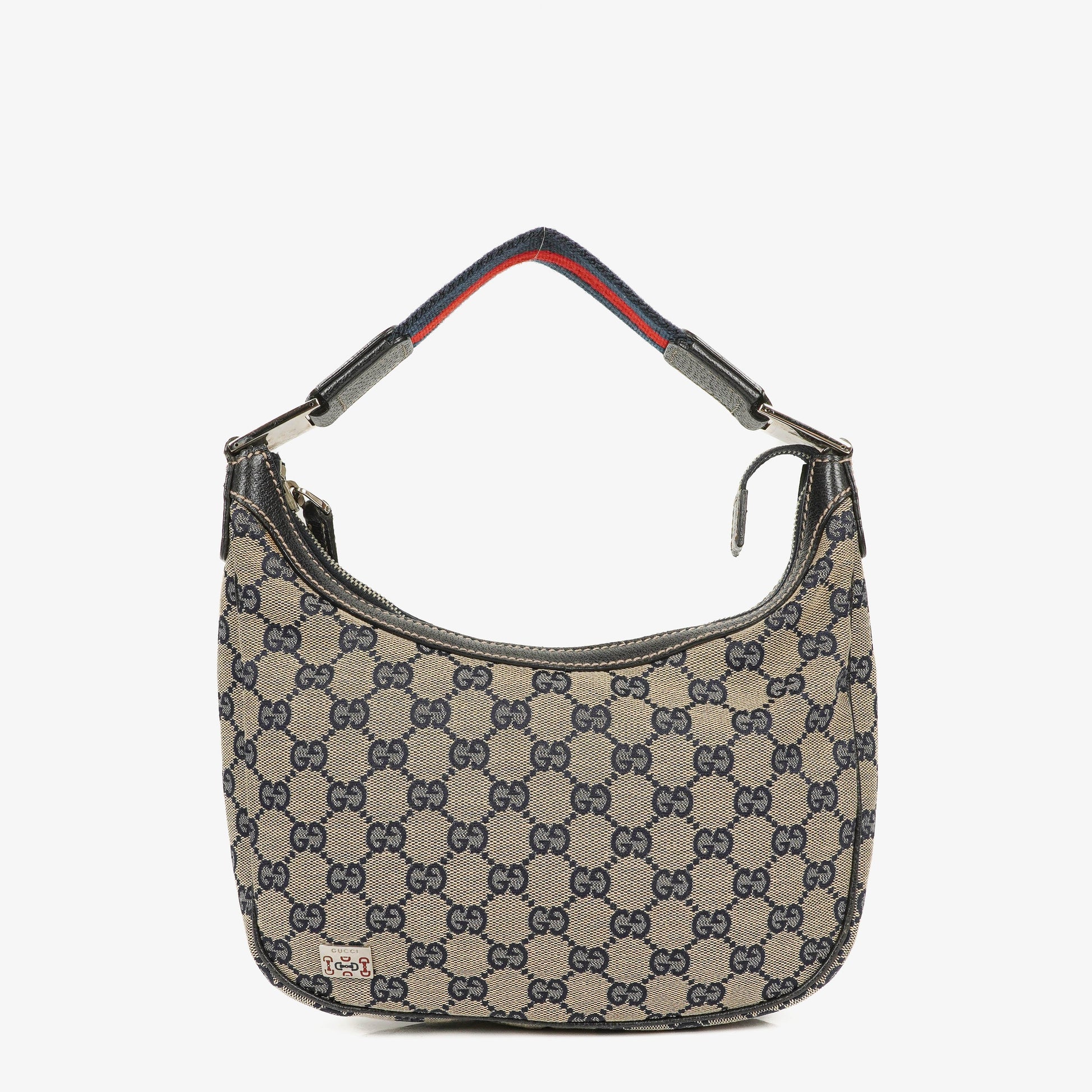 Gucci Charmy Hobo-Tasche aus Navy GG Canvas
