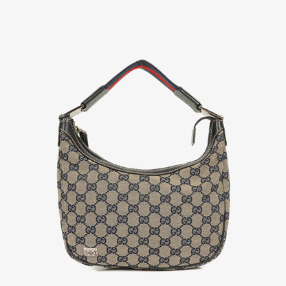 Gucci Charmy Hobo-Tasche aus Navy GG Canvas
