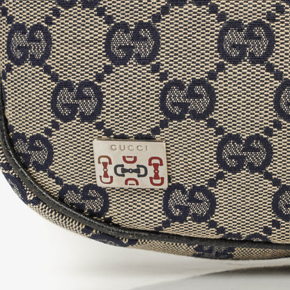 Gucci Charmy Hobo-Tasche aus Navy GG Canvas
