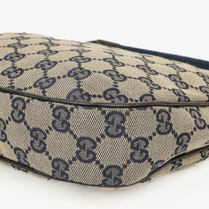 Gucci Charmy Hobo-Tasche aus Navy GG Canvas