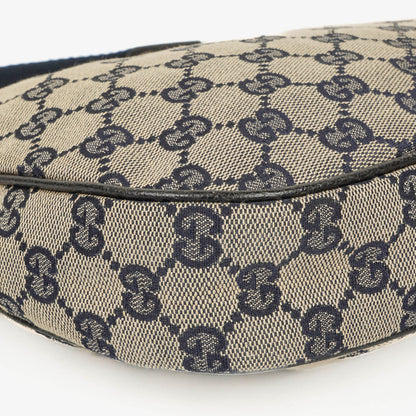 Gucci Charmy Hobo-Tasche aus Navy GG Canvas