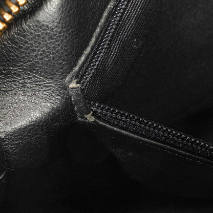 Chanel Vintage Camera Bag mit Fronttasche aus schwarzem gestepptem Leder mit 24K vergoldeter Hardware