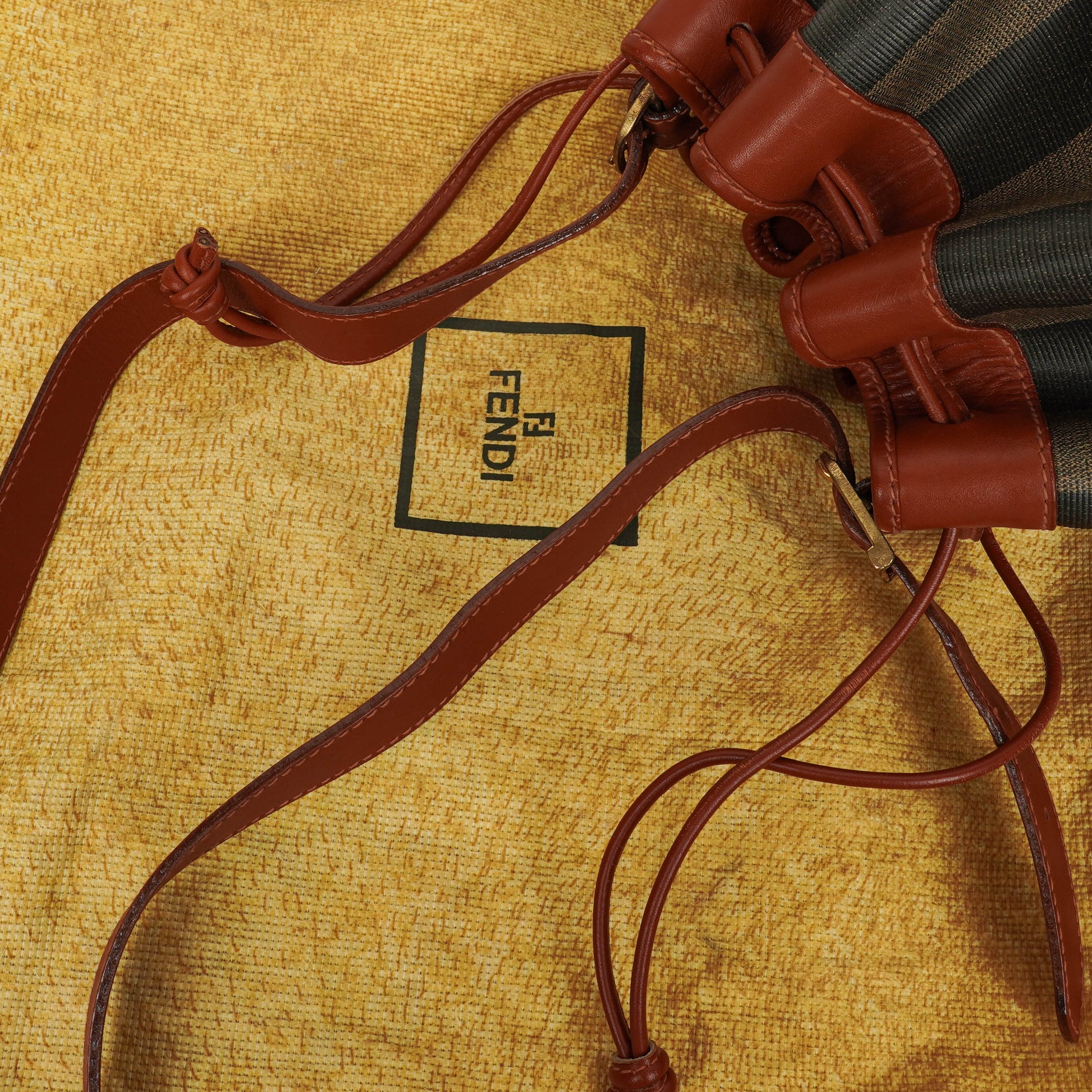 Fendi Multicolour Bucket Drawstring Bag