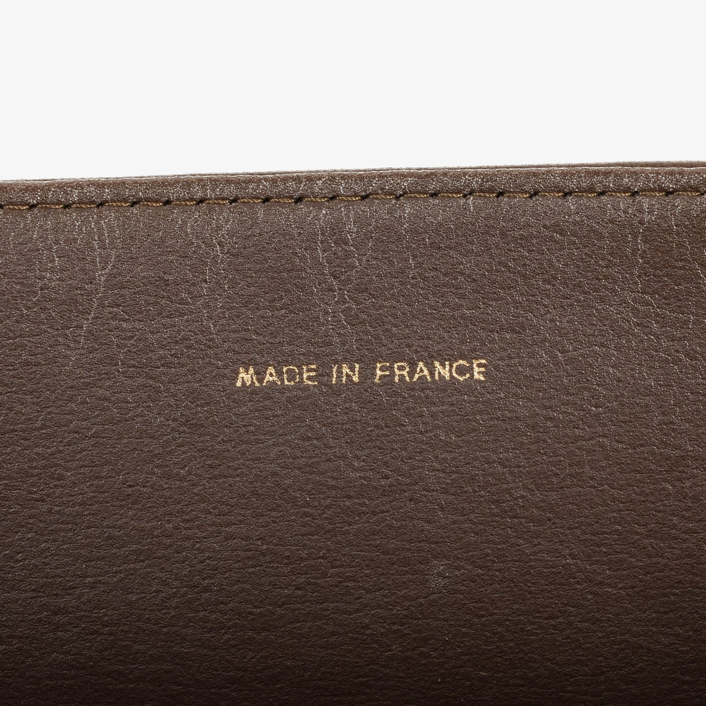 Chanel Classic Full Flap Tasche aus braunem gestepptem Lammleder mit 24K vergoldeter Hardware