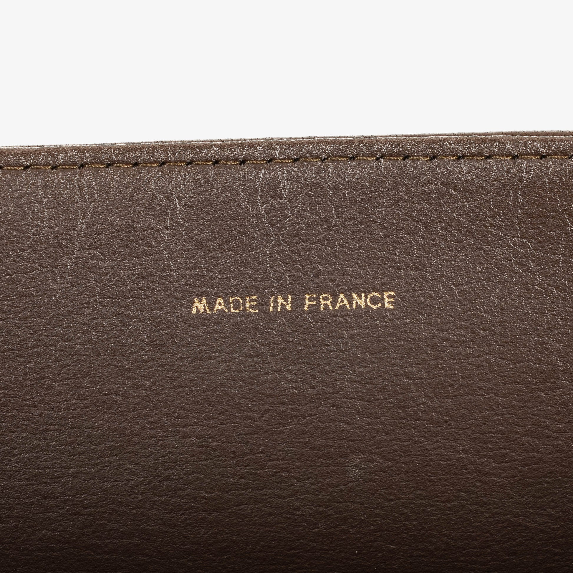 Chanel Classic Full Flap Tasche aus braunem gestepptem Lammleder mit 24K vergoldeter Hardware