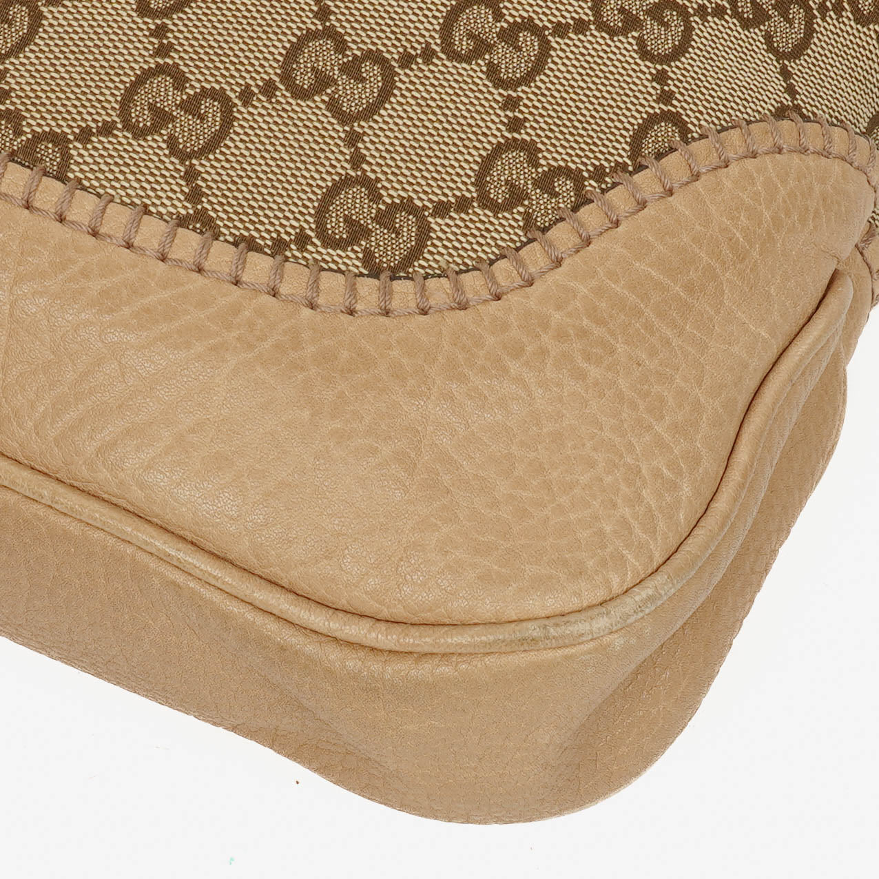 Gucci New Jackie Hobo-Tasche aus beigem GG Canvas