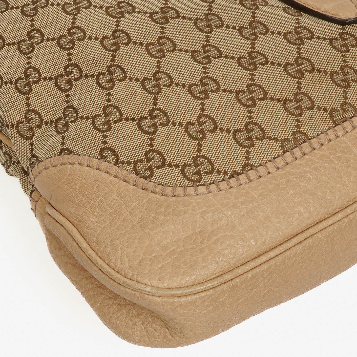 Gucci New Jackie Hobo-Tasche aus beigem GG Canvas
